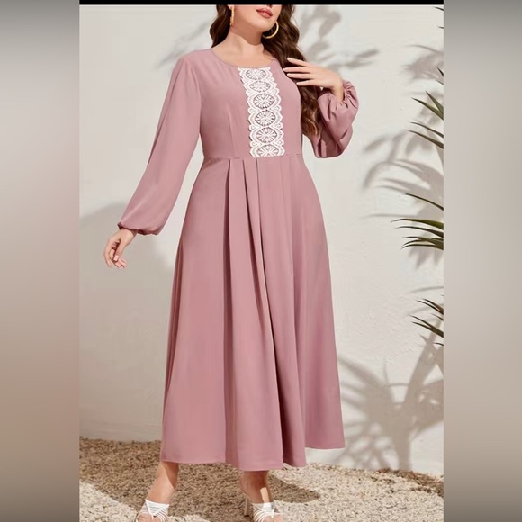 Plus Size elegant Dress Women's Maxi - Picture 2 of 5